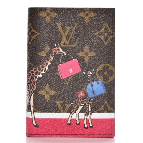 louis vuitton giraffe passport holder